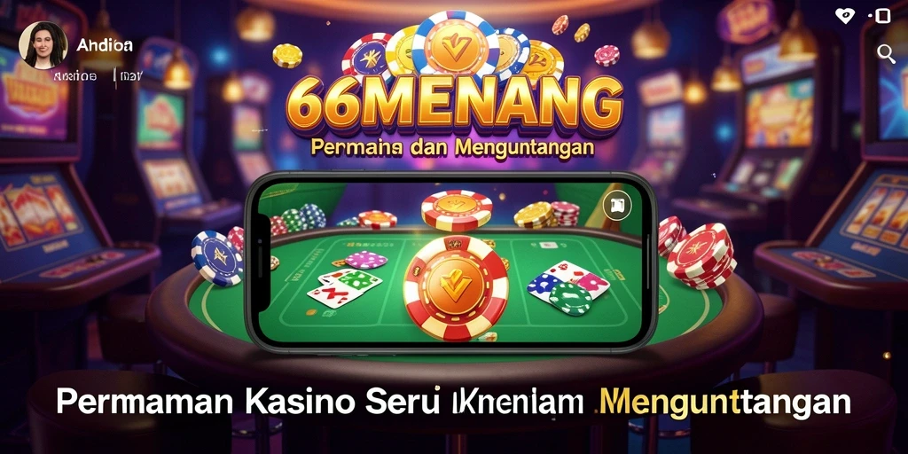 Tangkapan layar gameplay Kasino yang menegangkan di 66MENANG.