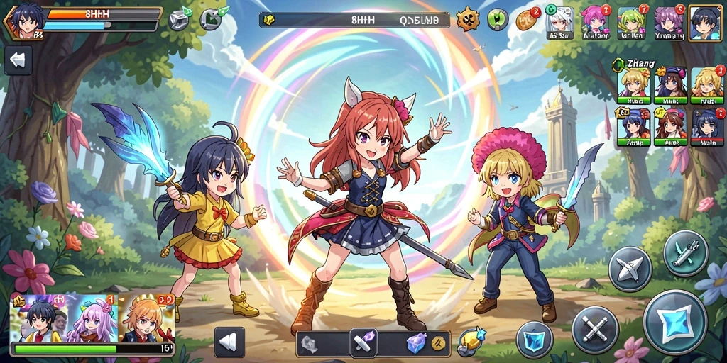 Tampilan gameplay <strong>8HHH</strong> yang seru dan menawan.