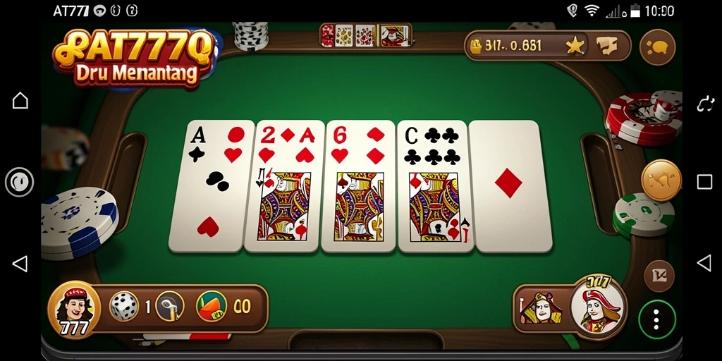 Gameplay menarik AT777 yang menyajikan Domino seru.