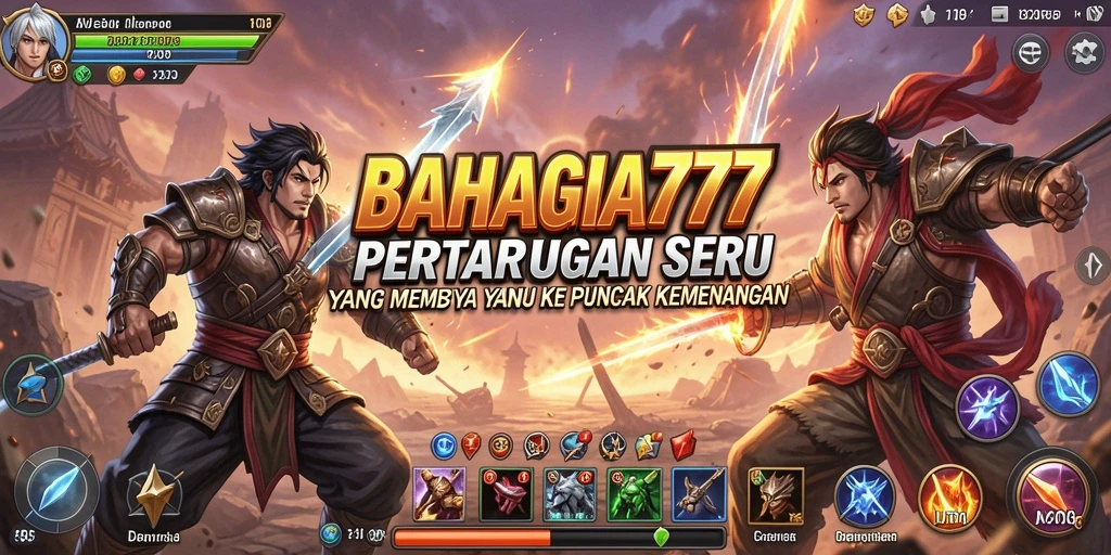 Gameplay seru dan menegangkan di BAHAGIA777 dengan aksi bertarung yang mendebarkan!
