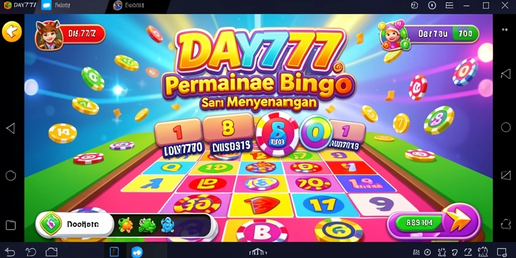 Tampilan utama permainan Bingo DAY777 yang seru dan interaktif.
