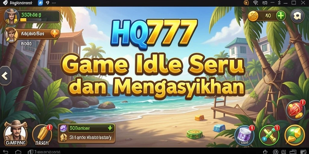 Tampilan gameplay HQ777 yang menarik dan penuh warna.