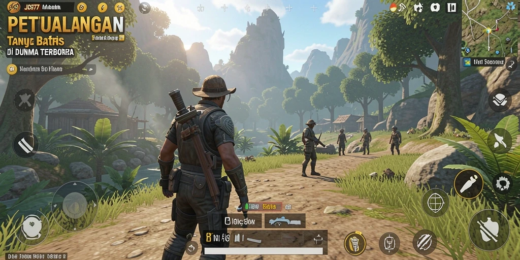 Gameplay JOS77 dalam dunia terbuka yang menakjubkan.