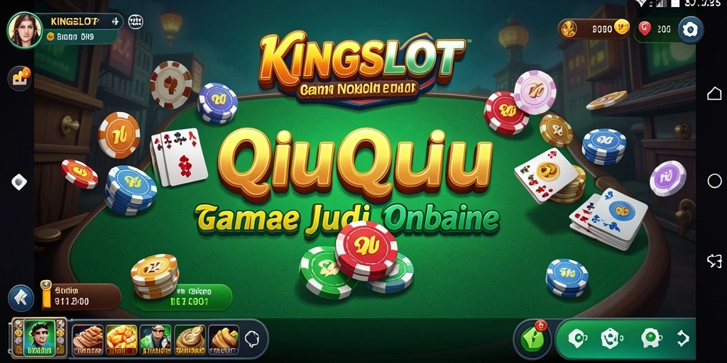 Screenshot gameplay KINGSLOT yang menampilkan aksi seru QiuQiu.