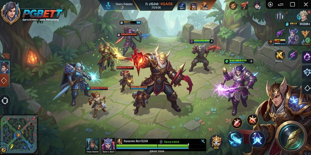 Tampilan gameplay PGBET yang menarik dan dinamis di arena pertempuran.