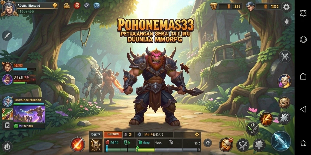 Tampilan gameplay menawan dalam dunia MMORPG