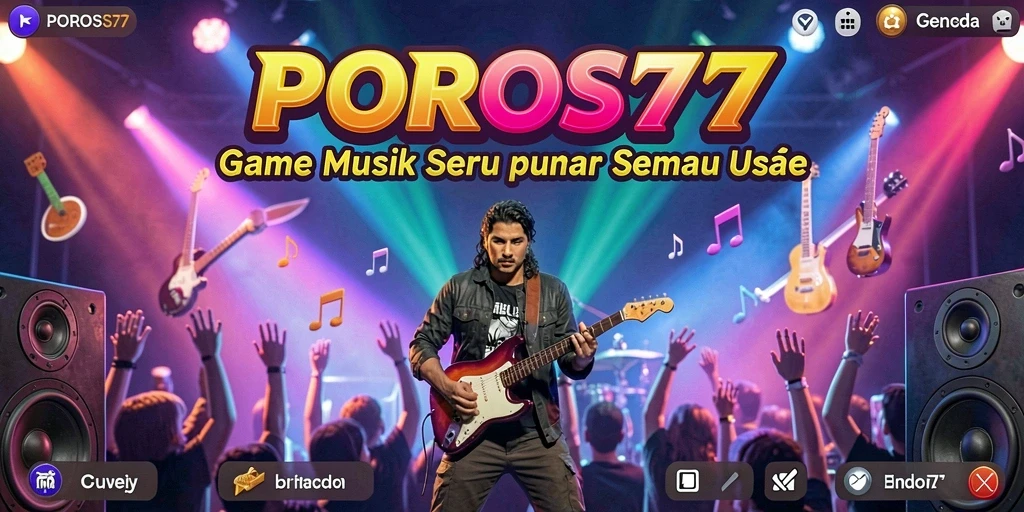 Tampilan gameplay menyeru dan interaktif dari POROS77.