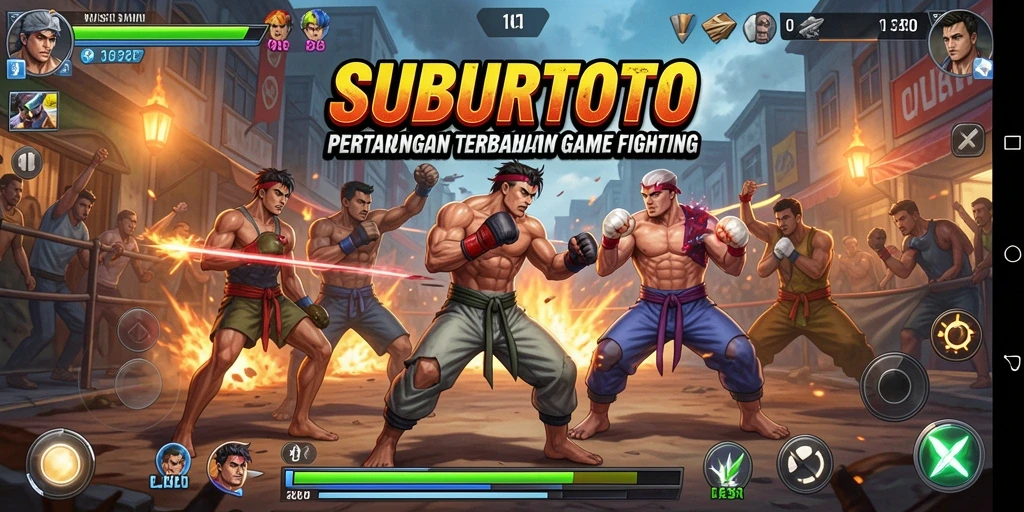 Tangkapan layar gameplay SUBURTOTO dengan intensitas pertarungan yang menegangkan.