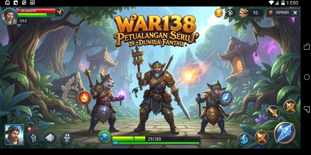 Screenshot menunjukkan aksi petualangan yang mendebarkan di <strong>WAR138</strong>.
